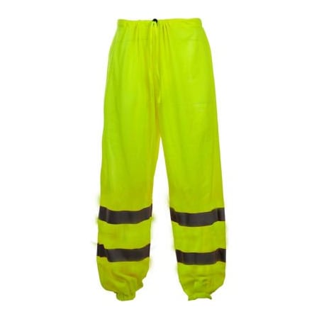 Gss Safety GSS Safety 3801 Class E Standard Mesh Pants, Lime, 4XL/5XL 3801-4XL/5XL